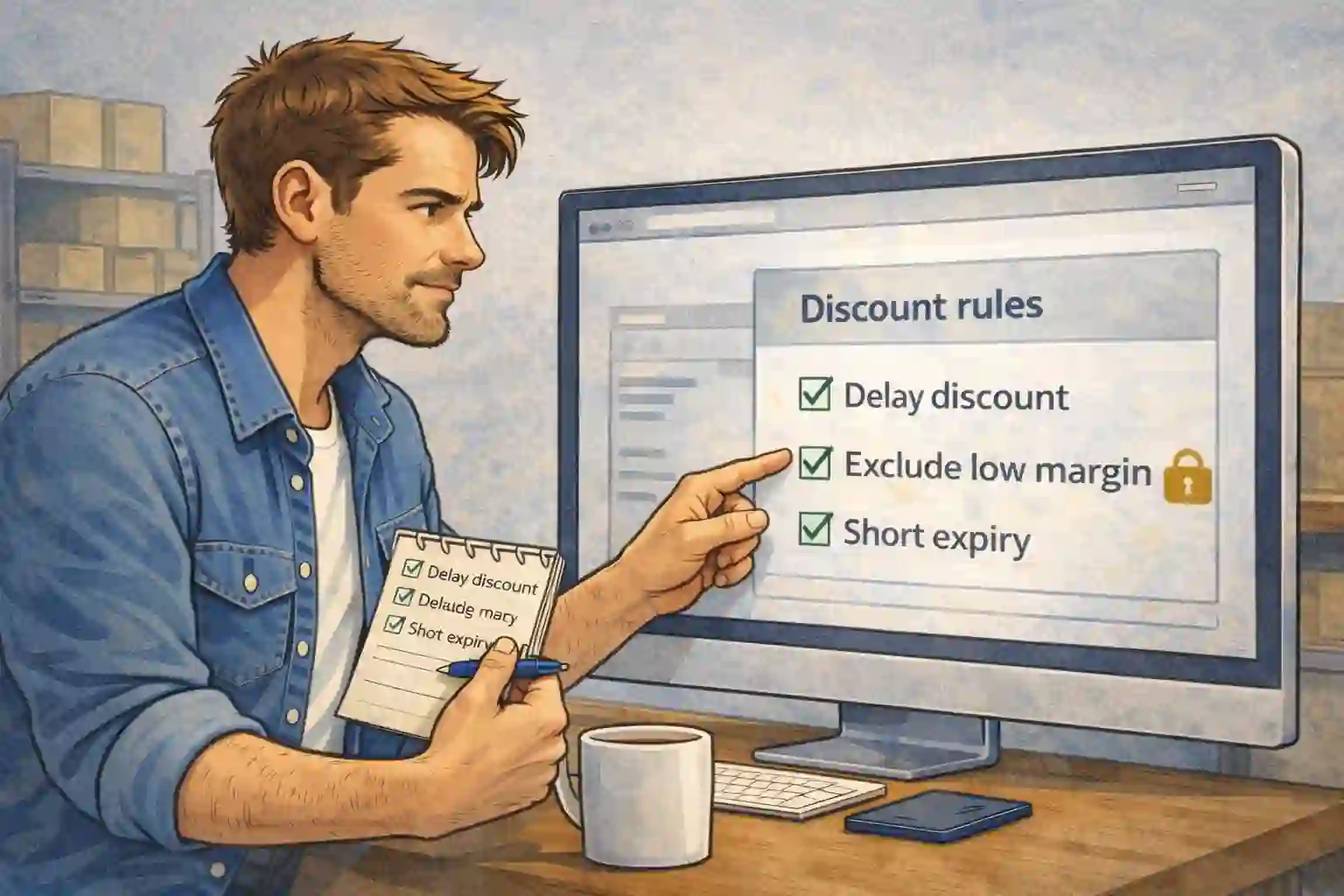 Email with shipping returns trust badges and reassurance