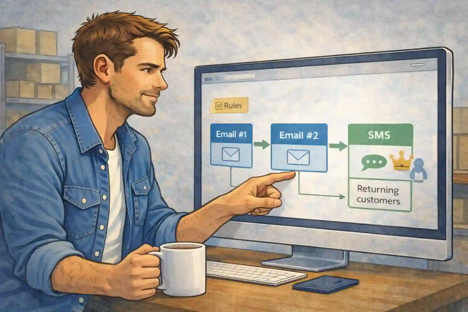 Discount rule decision tree for when to offer a coupon