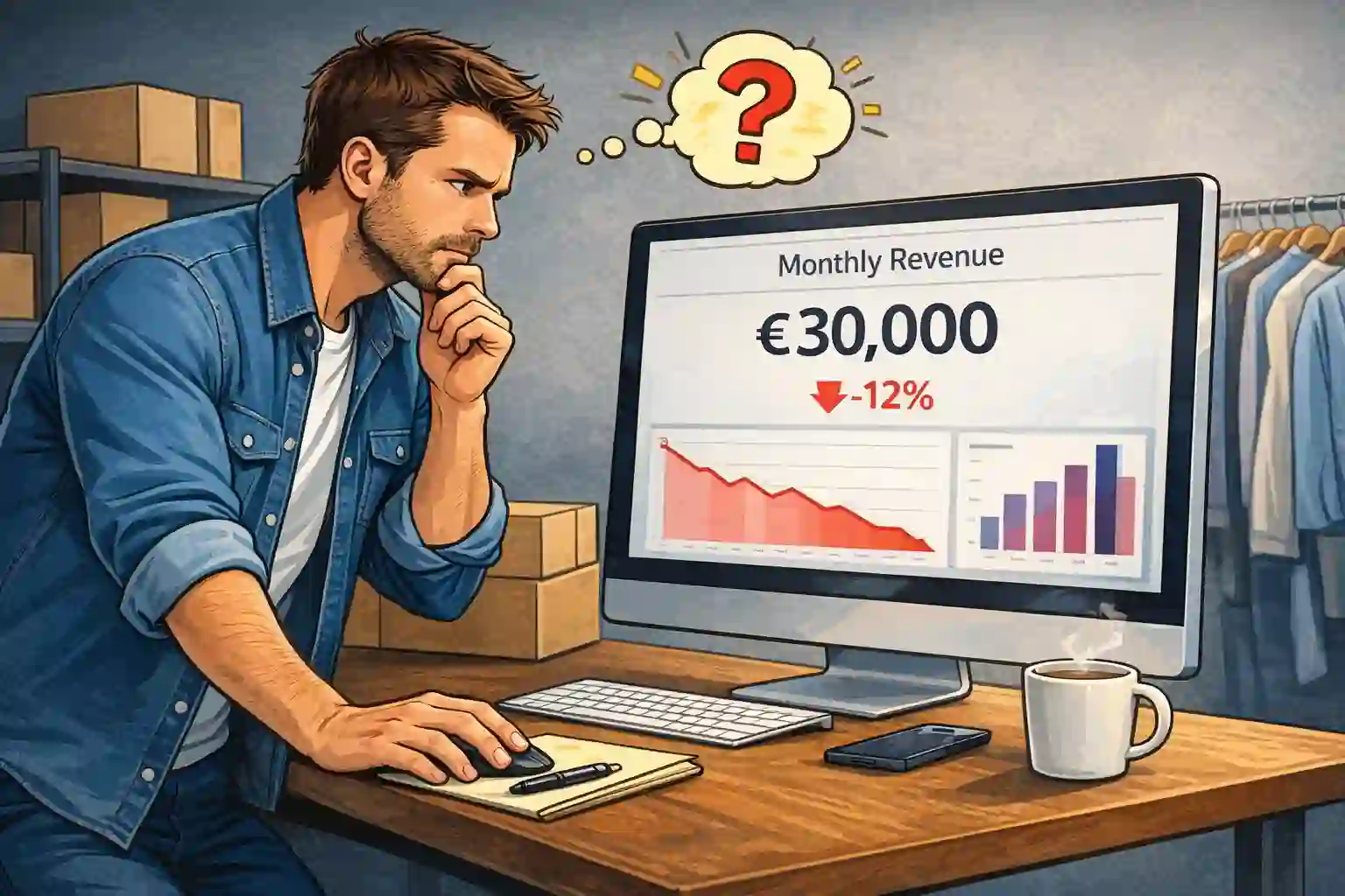 welcome flow revenue lift chart from €30,537 to €57,202